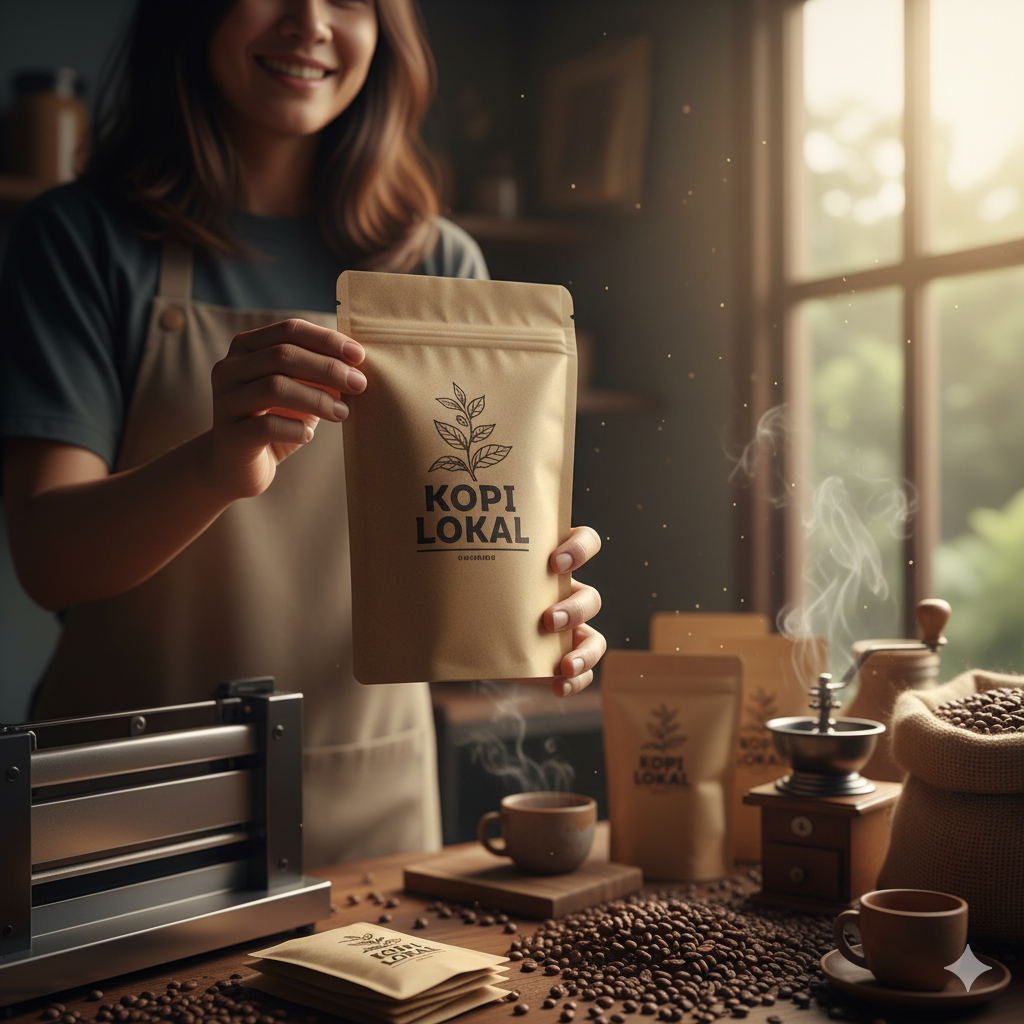 kemasan kopi untuk UMKM