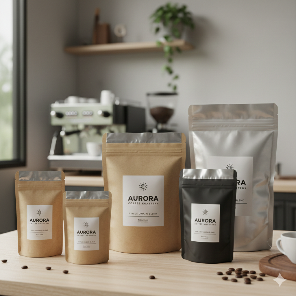 Pouch Kopi Zipper Eceran