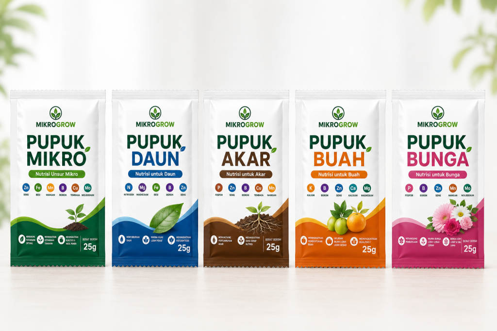 37. sachet pupuk kecil
