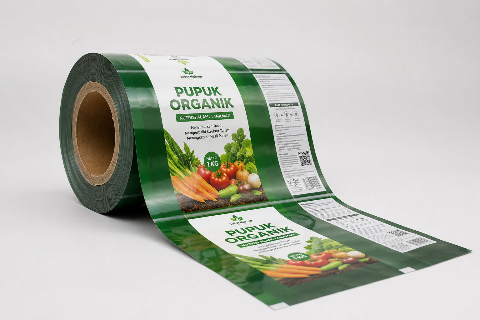 60. kemasan pupuk plastik roll