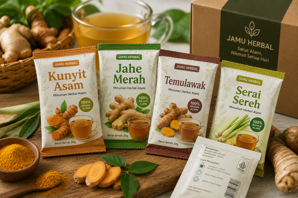 31. Sachet Jamu Herbal