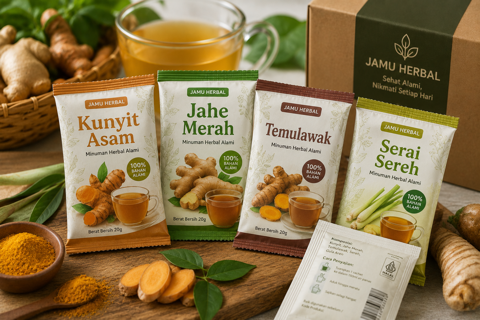 31. Sachet Jamu Herbal