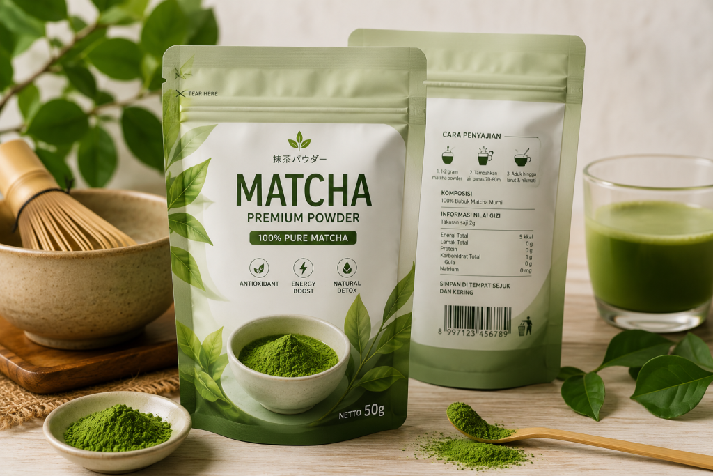 32. Kemasan Matcha Powder