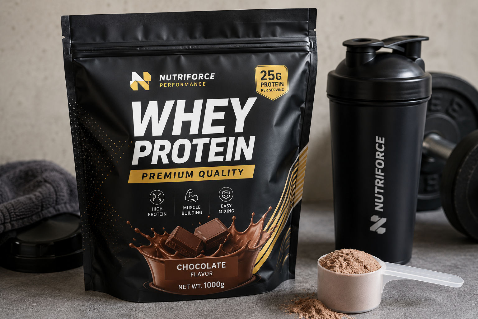 33. Plastik Protein Powder