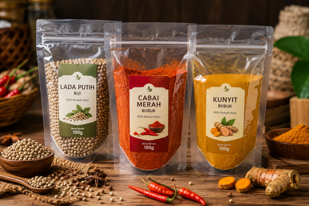35. Plastik Rempah Kering