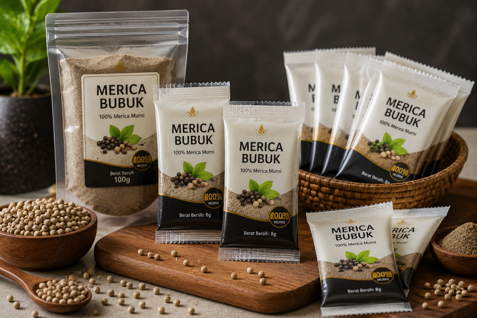 36. Sachet Merica Bubuk
