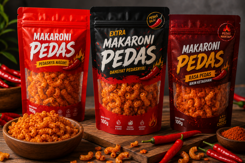 38. Plastik Makaroni Pedas