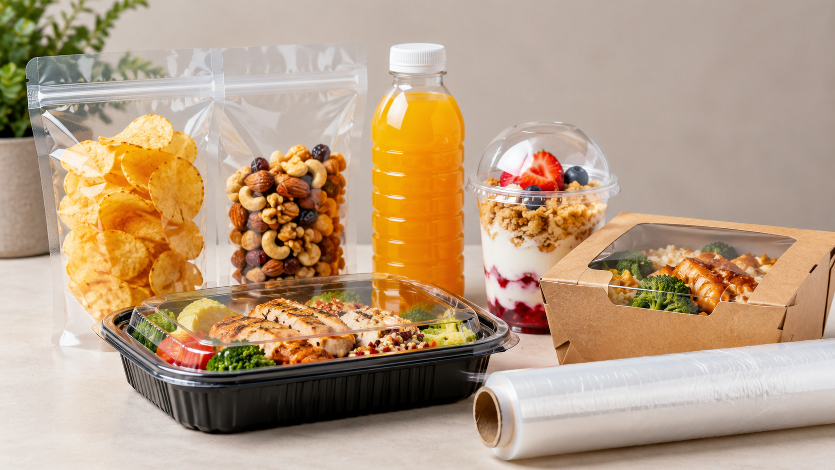 1. Plastik Packaging Makanan